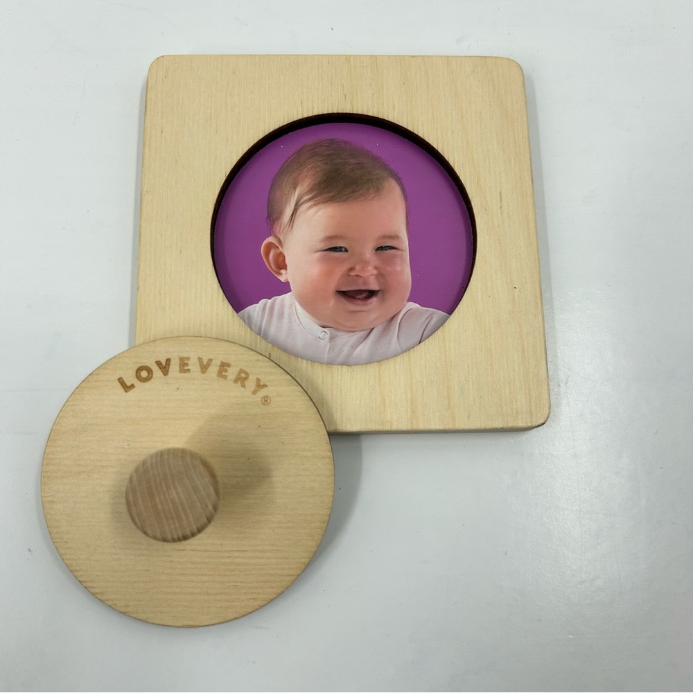 Lovevery Wooden Book - From The Inspector Montessori-Based Play Kit (7-8 Months)